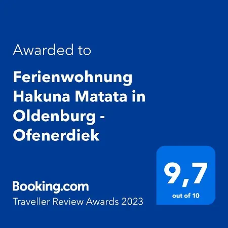 Ferienwohnung Hakuna Matata In - Ofenerdiek *